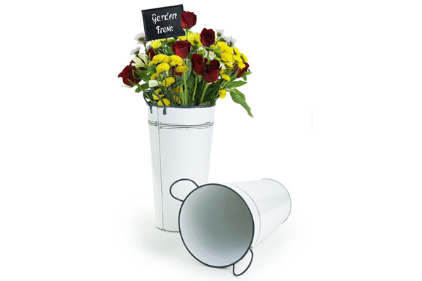 Antique White French Bucket