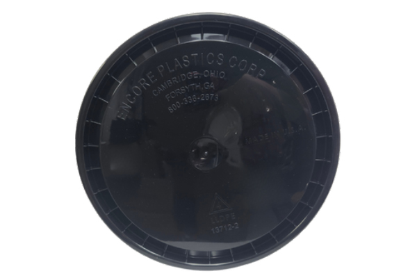 Black 5 Gallon Bucket Lid
