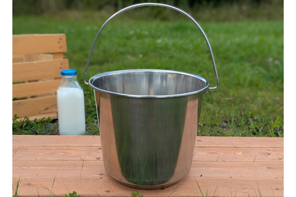Milk Buckets Stainless Steel