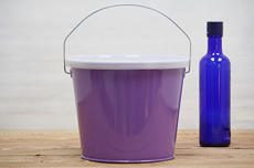Purple Bucket With Lid