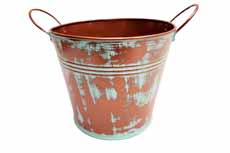 Rustic Copper Craft Bucket