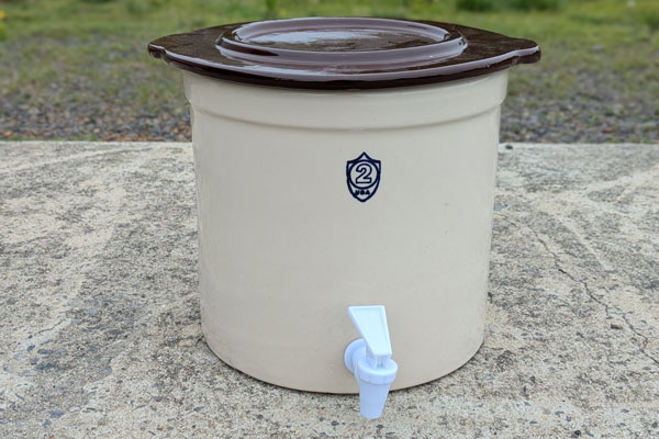 Two Gallon Crock Keg